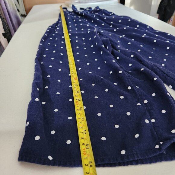 Old Navy Navy Blue Polka Dot Jumpsuit XS Adjustable Straps Smocked Back Pocketed - Picture 9 of 15